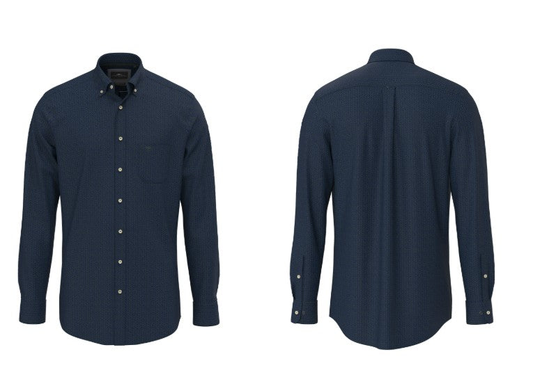 Structure Print Shirt – Casual Fit