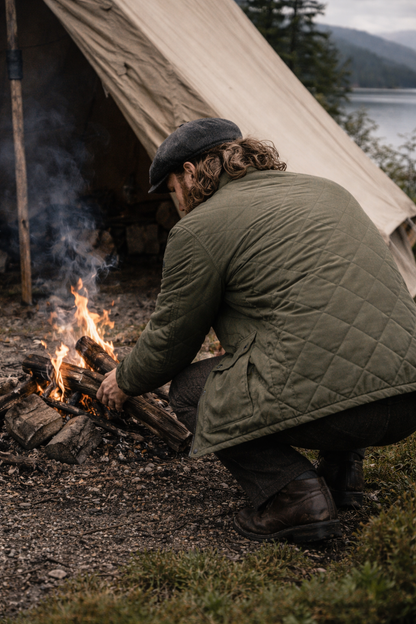 Quilted Fieldjacket – Technical Cotton Blend