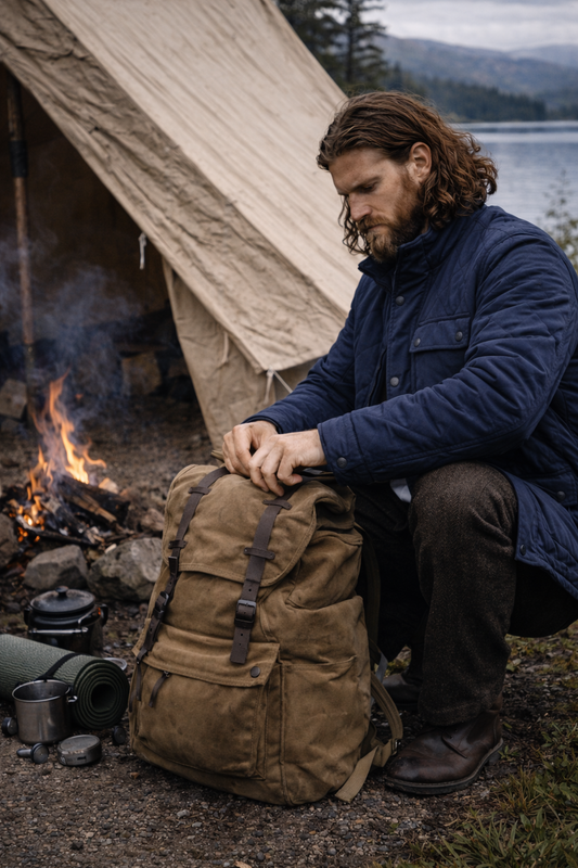 Quilted Fieldjacket – Technical Cotton Blend