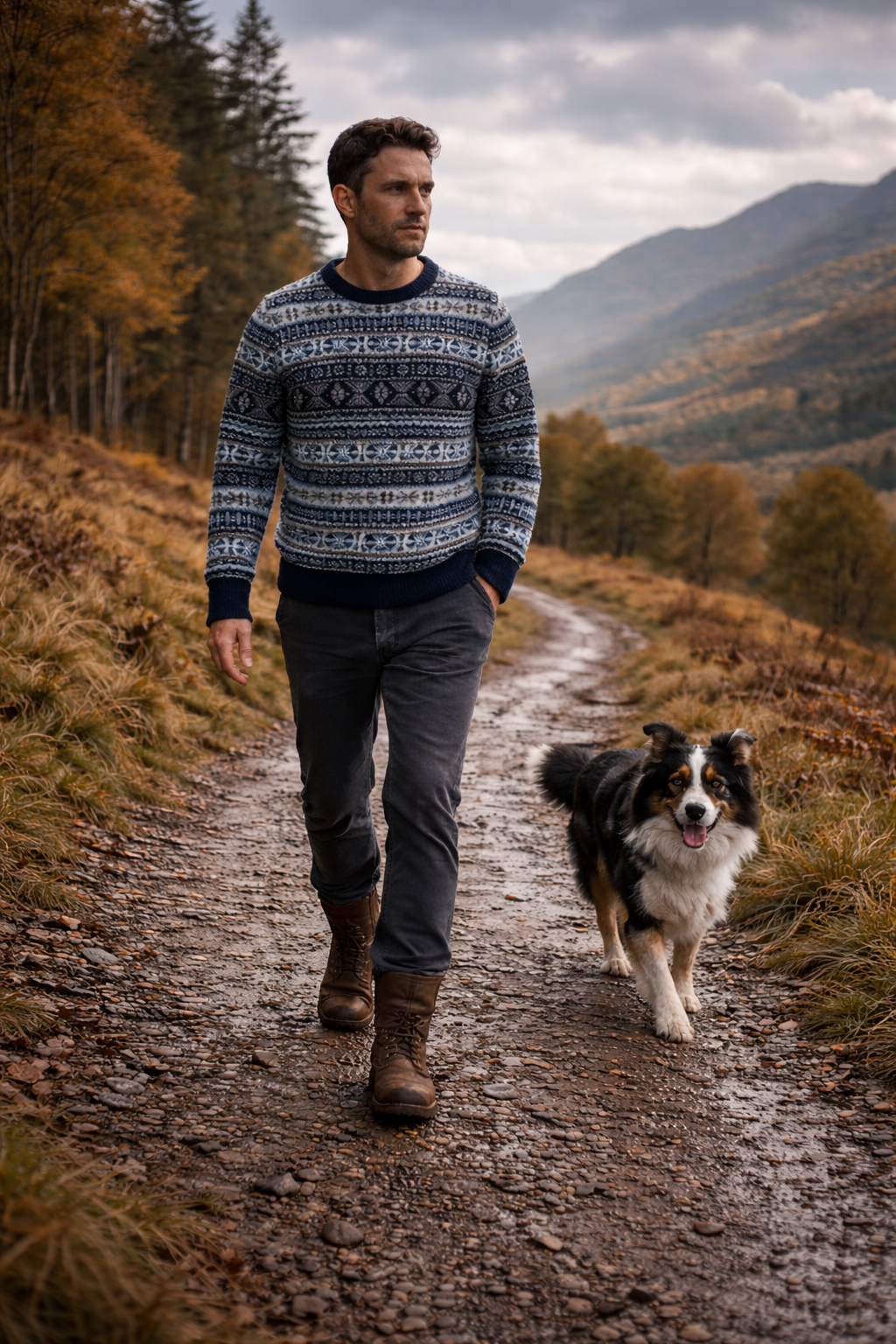 Fair Isle Crew Neck – Lambswool
