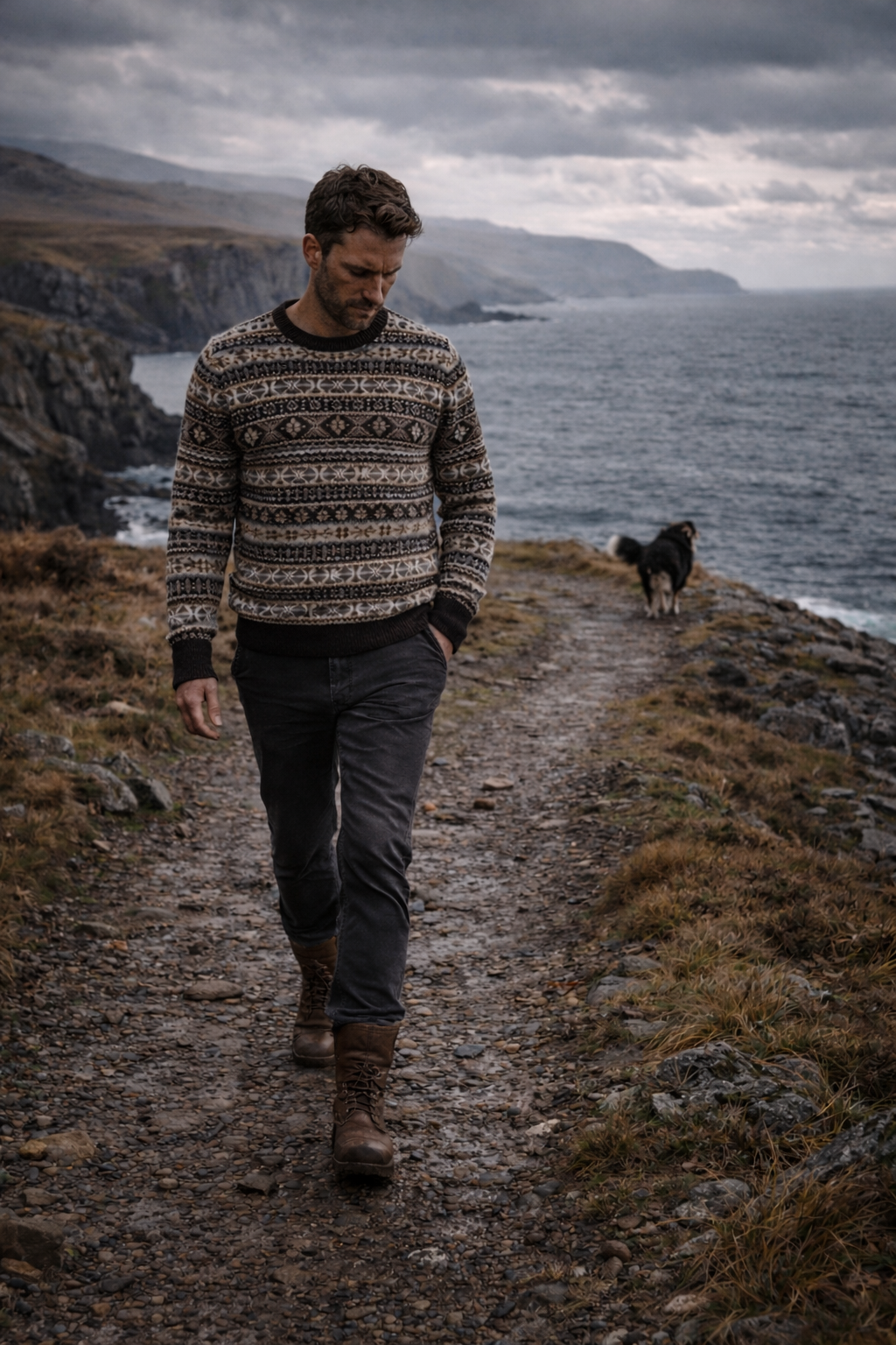 Fair Isle Crew Neck – Lambswool