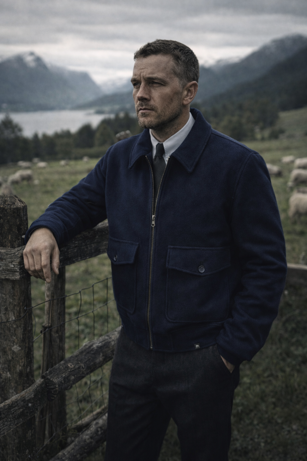 Bomber Jacket – Wool Blend