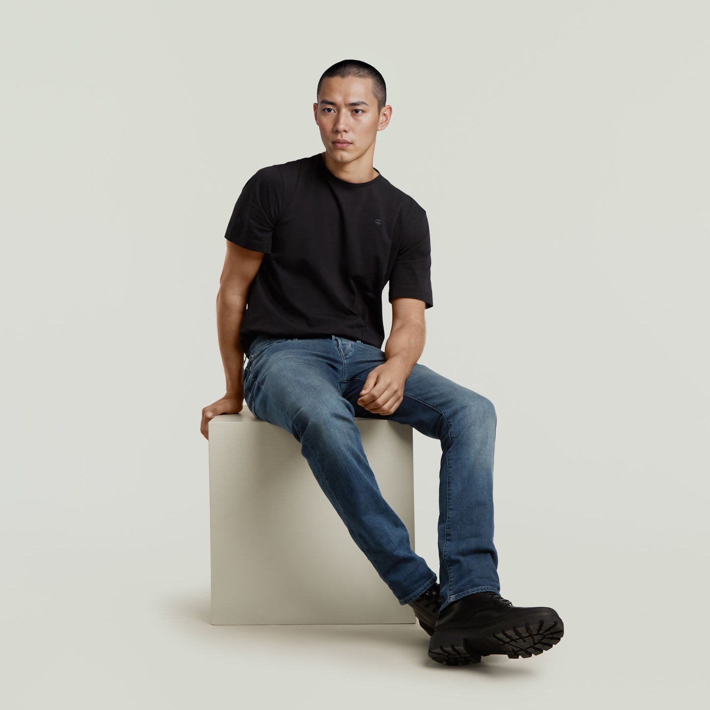 G-Star 3301 Straight – Antique Forest Blue