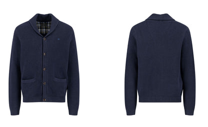 Buttoned Shawl Cardigan – Cotton/Wool